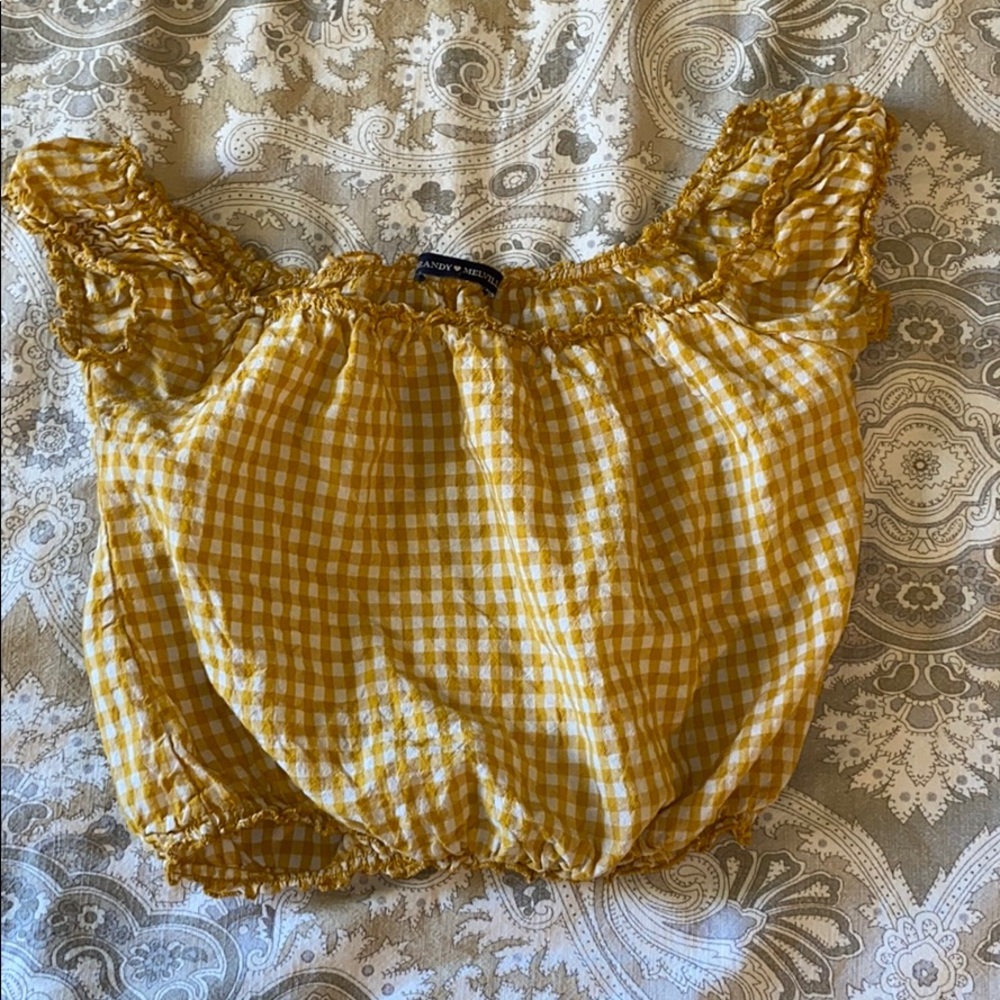 Brandy Melville plad shirt small